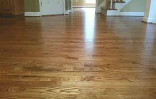Refinished Red Oak with Early American Stain